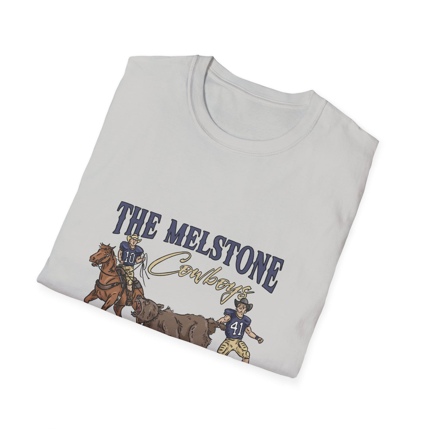 Melstone Cowboys- Unisex Softstyle T-Shirt