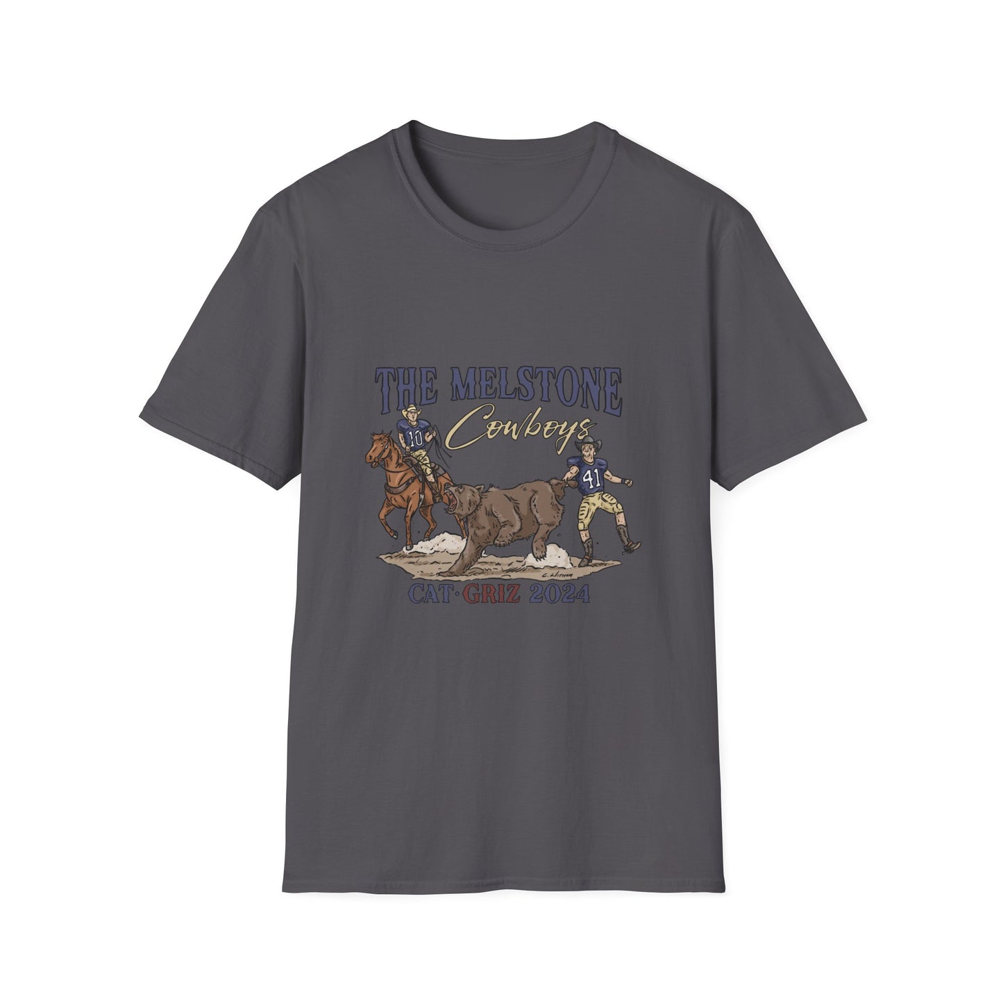 Melstone Cowboys- Unisex Softstyle T-Shirt