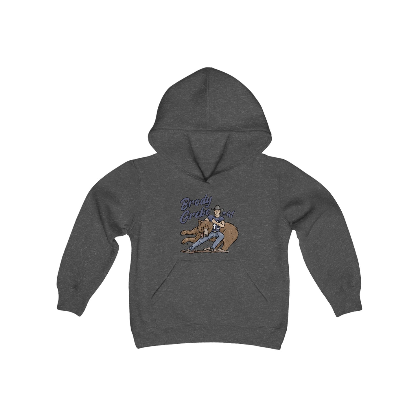 Brody Grebe- Youth Heavy Blend Hooded Sweatshirt