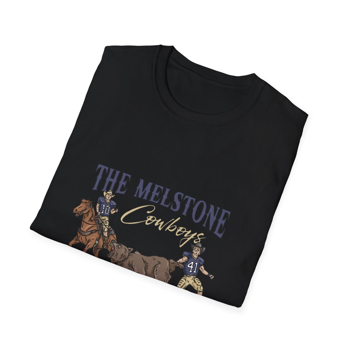 Melstone Cowboys- Unisex Softstyle T-Shirt