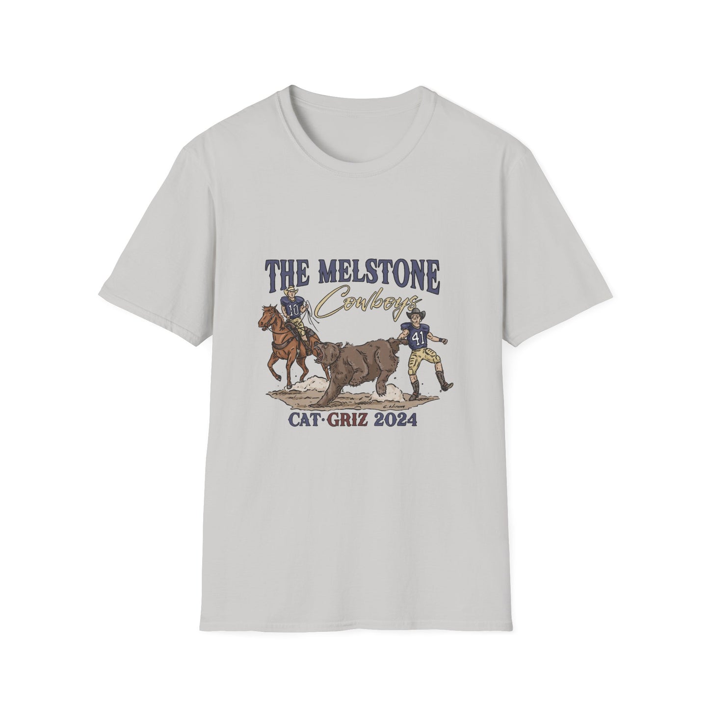 Melstone Cowboys- Unisex Softstyle T-Shirt