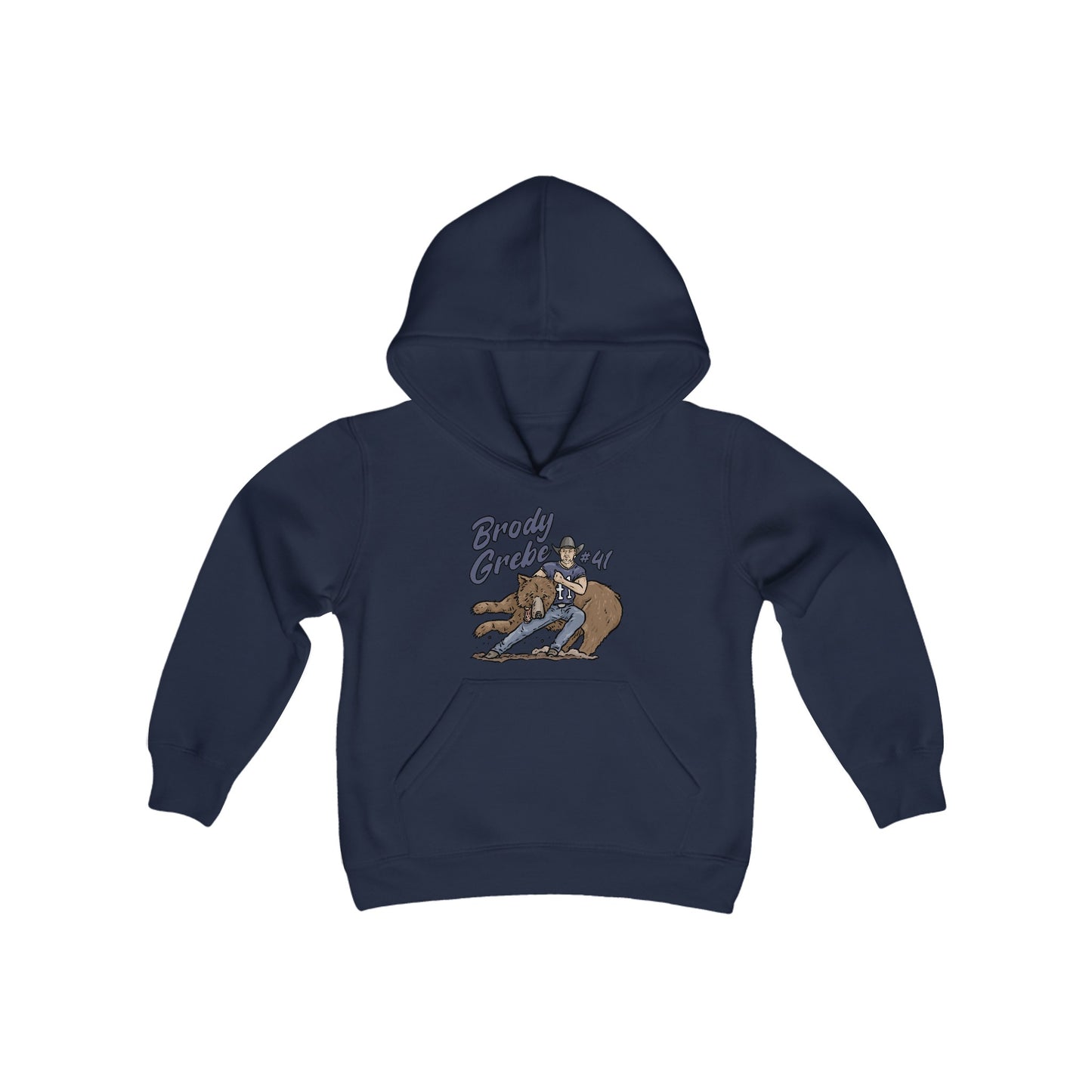 Brody Grebe- Youth Heavy Blend Hooded Sweatshirt