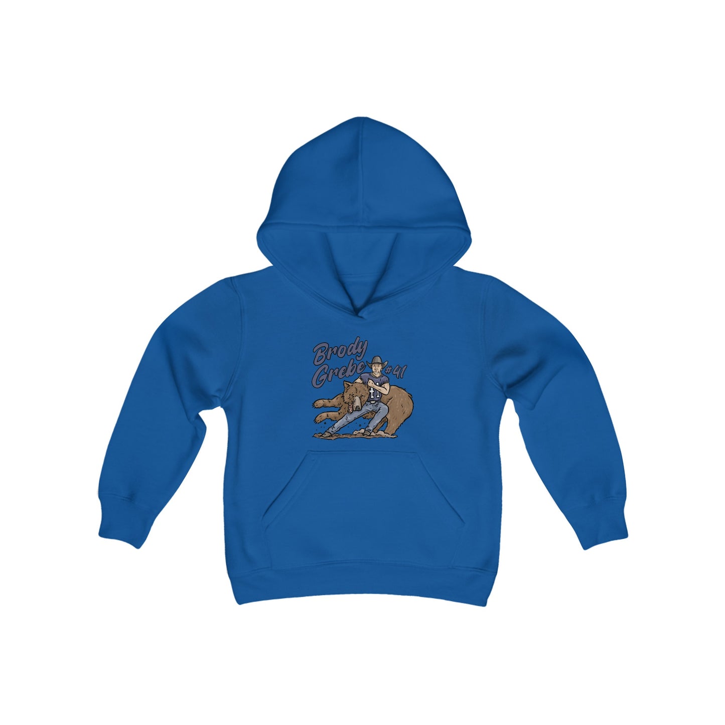 Brody Grebe- Youth Heavy Blend Hooded Sweatshirt