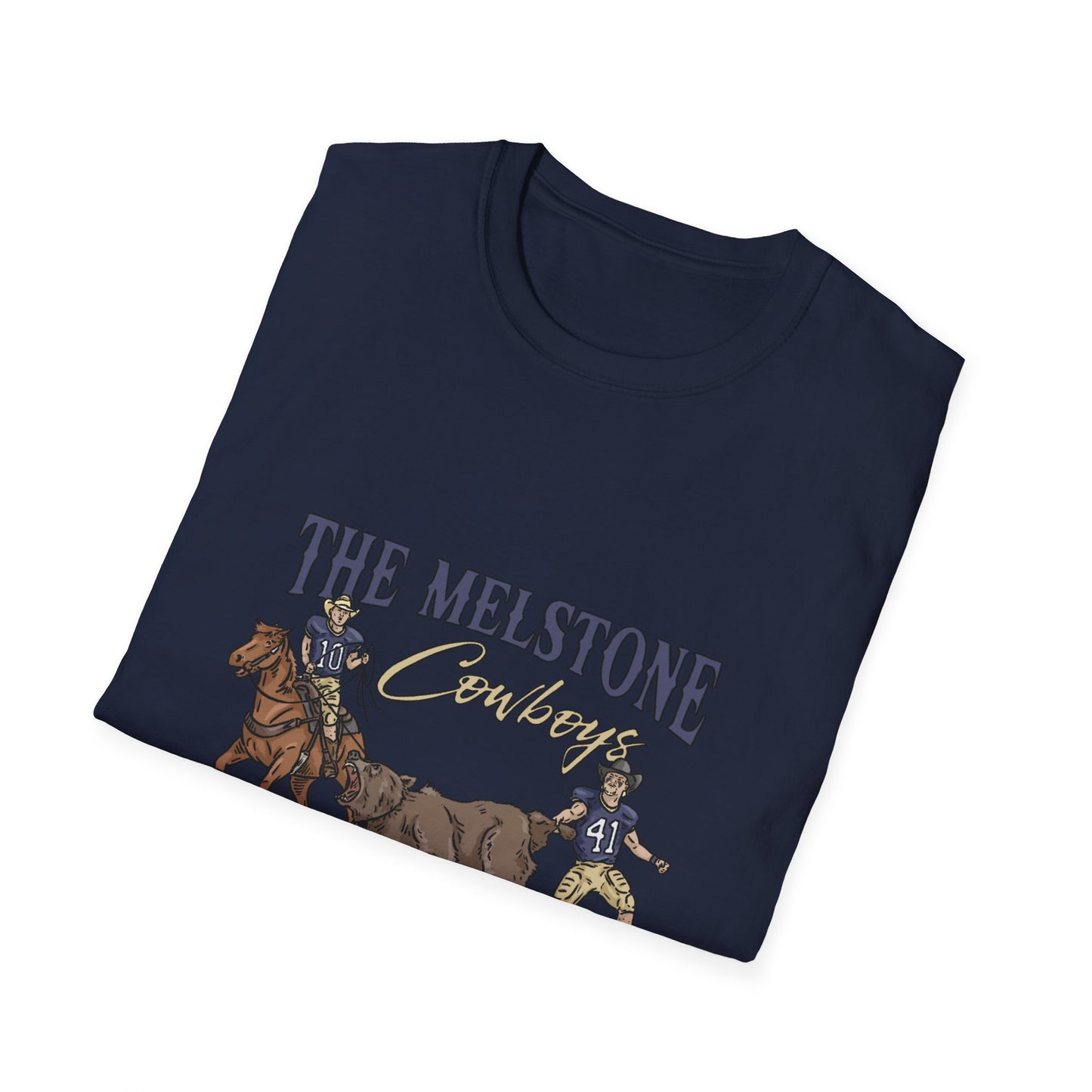 Melstone Cowboys- Unisex Softstyle T-Shirt