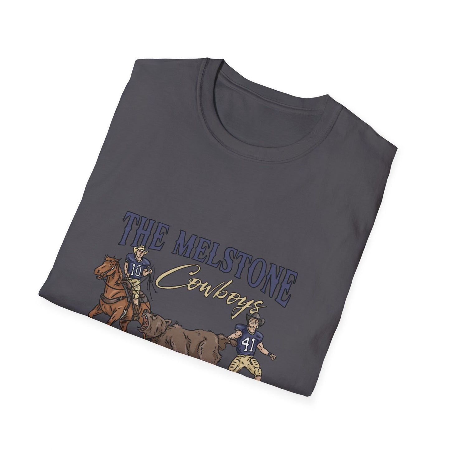 Melstone Cowboys- Unisex Softstyle T-Shirt