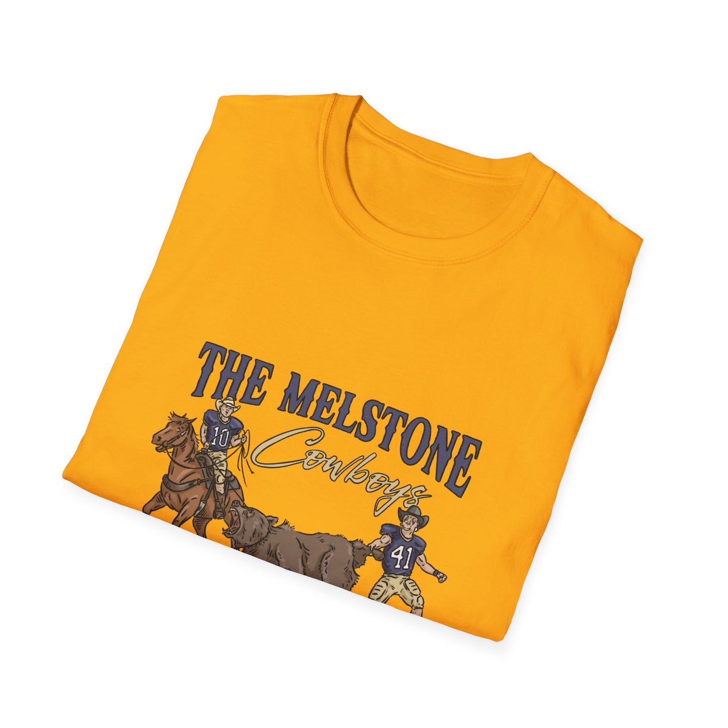 Melstone Cowboys- Unisex Softstyle T-Shirt